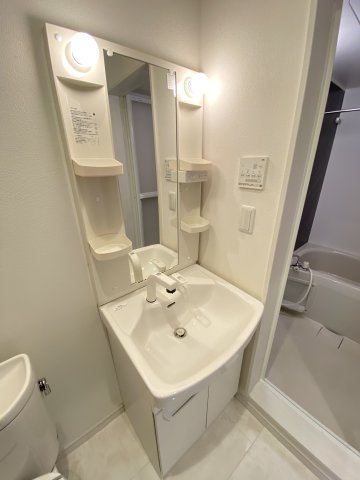 メゾンソレイユ希望ケ丘201号室 洗面
