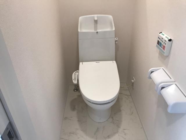 川口市大字安行領根岸　アパート新築工事102号室 シャワー付トイレ（イメージ）