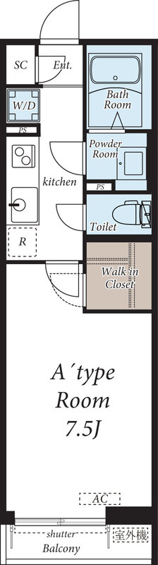 リブリ・Espoir六番館3階 間取