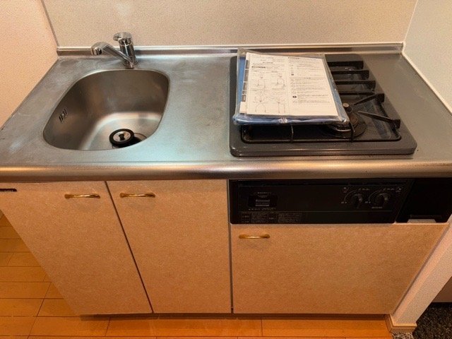 ティアラ大崎 システムキッチン（2口ガスコンロ）