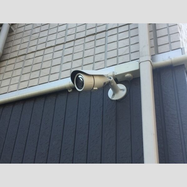 ルミナスゆぎ 屋外防犯カメラが設置されています。