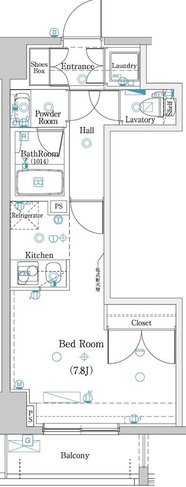 DIPS大山熊野町203号室 間取