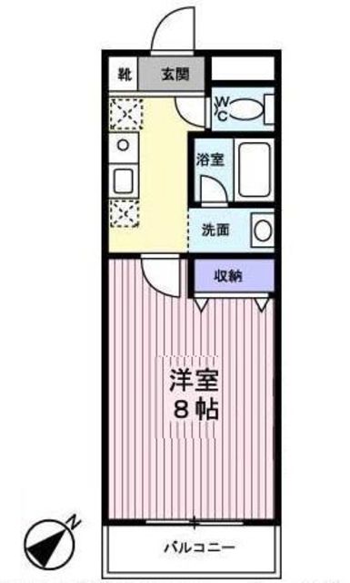 バイオレットＴＡＫＥＤＡ0206号室 間取