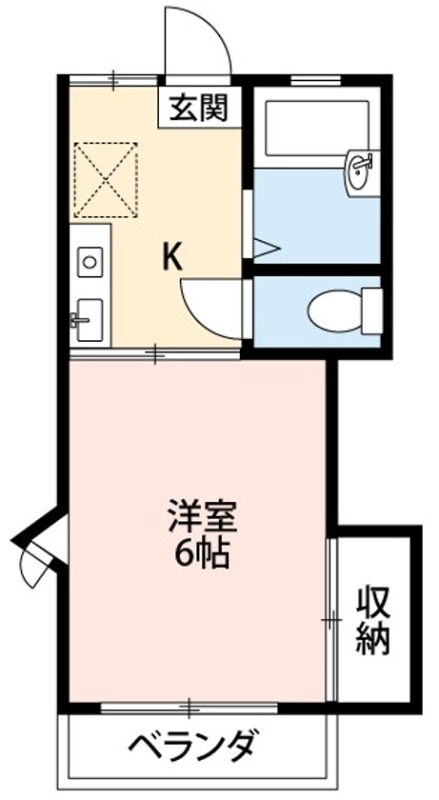 リバーサイドビラ1階 間取