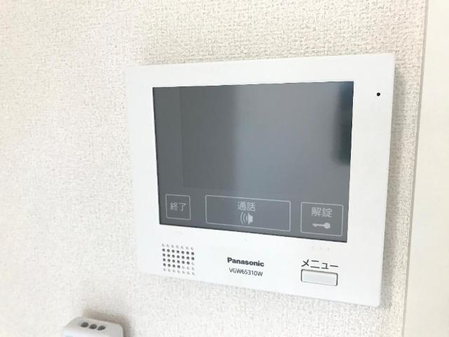 クレスト　タイガー401号室 カメラ付インターホン