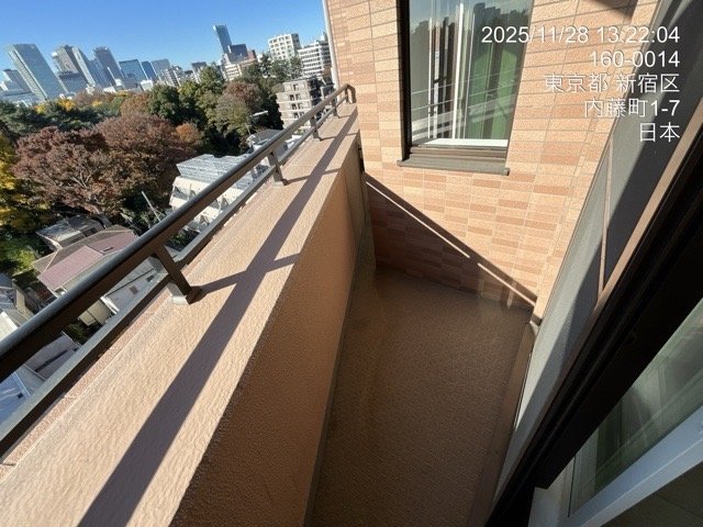 ジェイパーク御苑内藤町 バルコニー