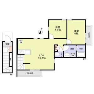 Camino鷺沼B号室 間取