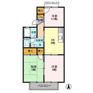 メゾンベール　A203号室 間取
