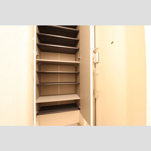 セレスティア東四つ木Ⅱ102号室 玄関、シューズボックス