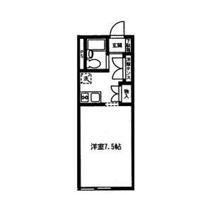 NJマンション204号室 間取
