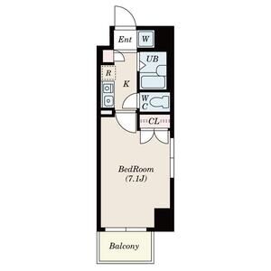 S-FORT本八幡Mairie306号室 間取