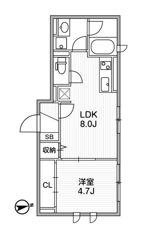 i-LAND荻窪1階 間取り図