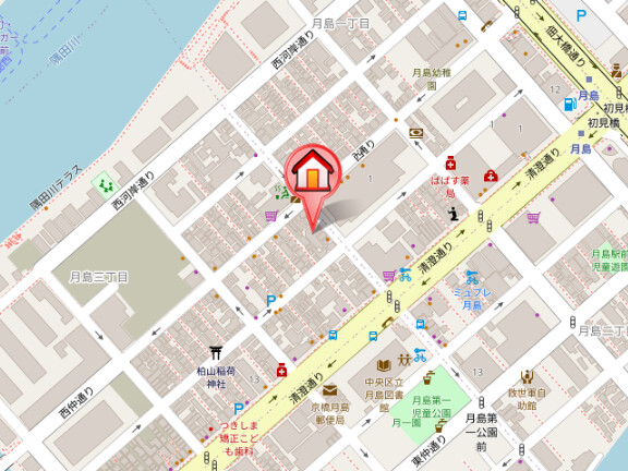 レジディア月島3階 null