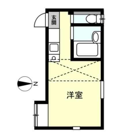 パンシオン湘南台No.2103号室 間取