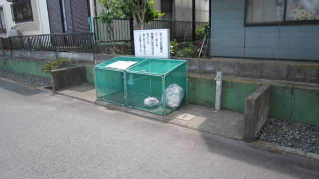 グリーンプラザＢ棟B207号室 ゴミ捨て場あります