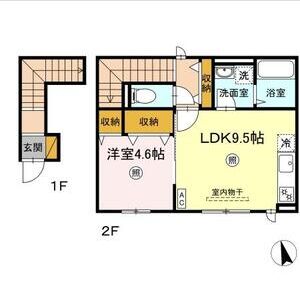 リーセント・メゾンS202号室 間取