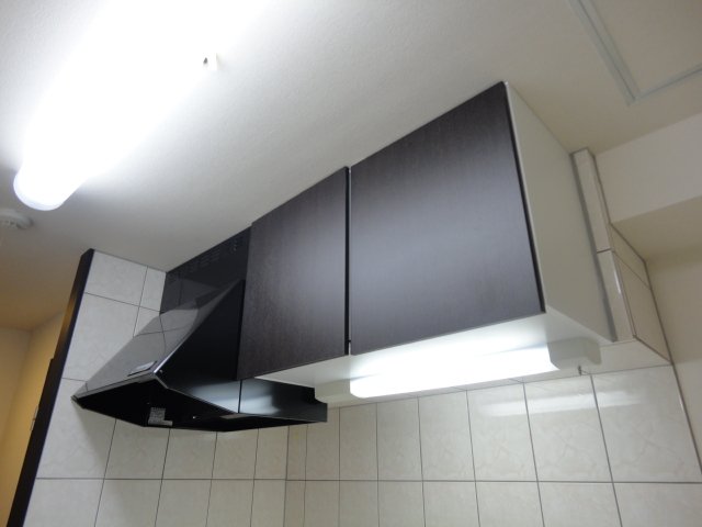 サンライズ西川口 キッチン上部　収納棚