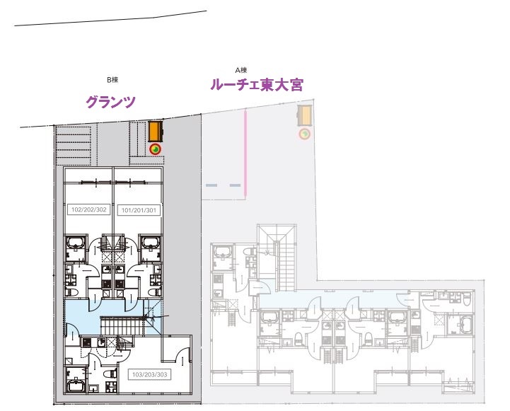 グランツ1階 部屋その他