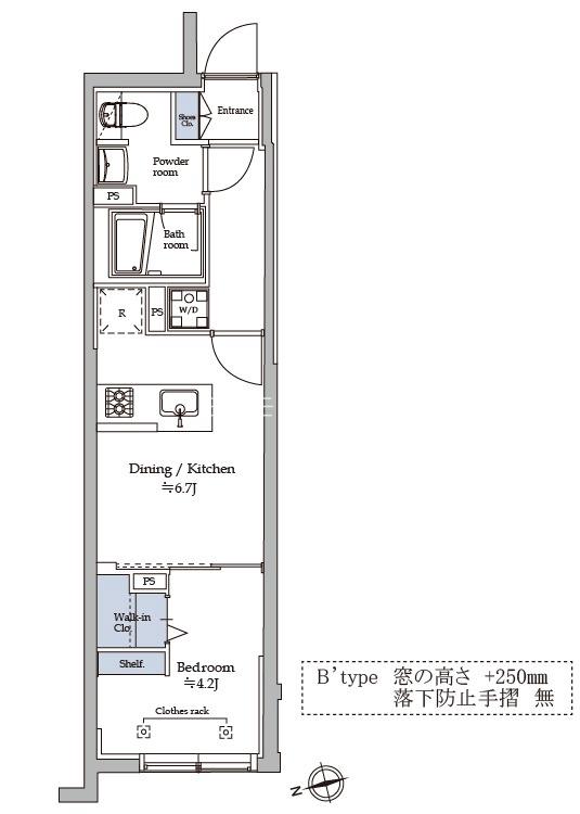 アトリオフラッツ中野1階 間取