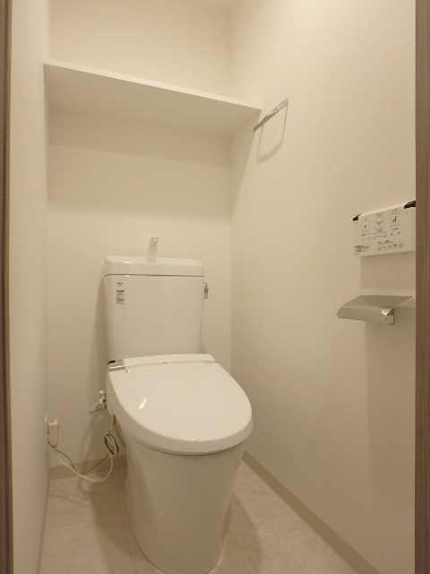 ガーラ・ヴィスタ祖師ヶ谷大蔵1階 落ち着いた色調のトイレです