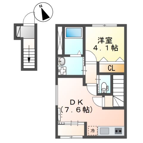 アルデバラン３４８203号室 間取