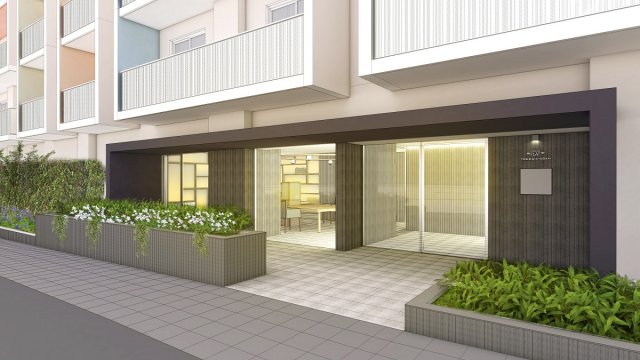 プラウドフラット戸越公園206号室 エントランス