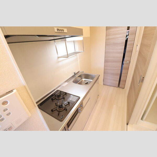 たか表参道203号室 システムキッチン(2口コンロ)