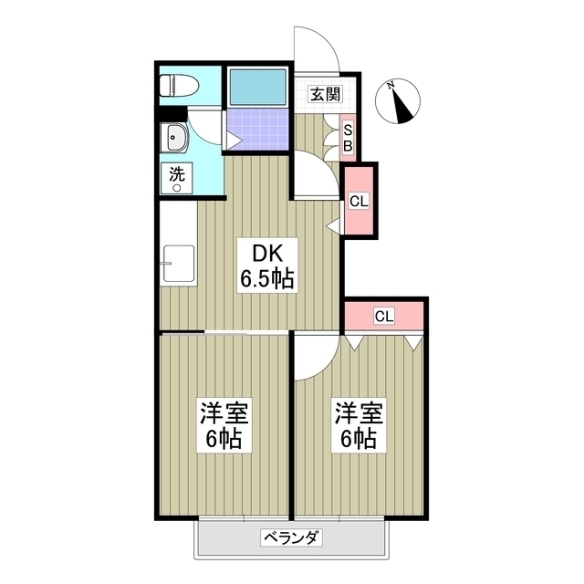 ベル・ウィンズ103号室 間取