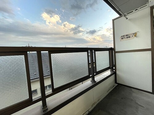 和光ハイツ3階 バルコニー　※前回募集時2022年10月撮影