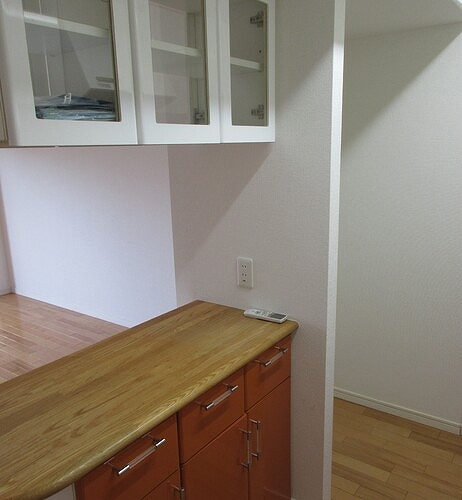 ライオンズステーションタワー松戸9階 カウンター　※前回募集時／2024年2月の写真