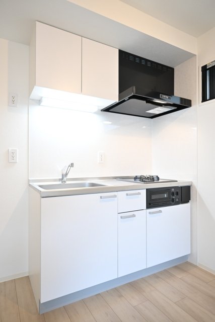 フェリデンシア御嶽山3階 システムキッチン（2口ガスコンロ・グリル付）