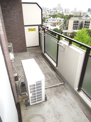 朝日白金台マンション バルコニー　※2024年10月撮影