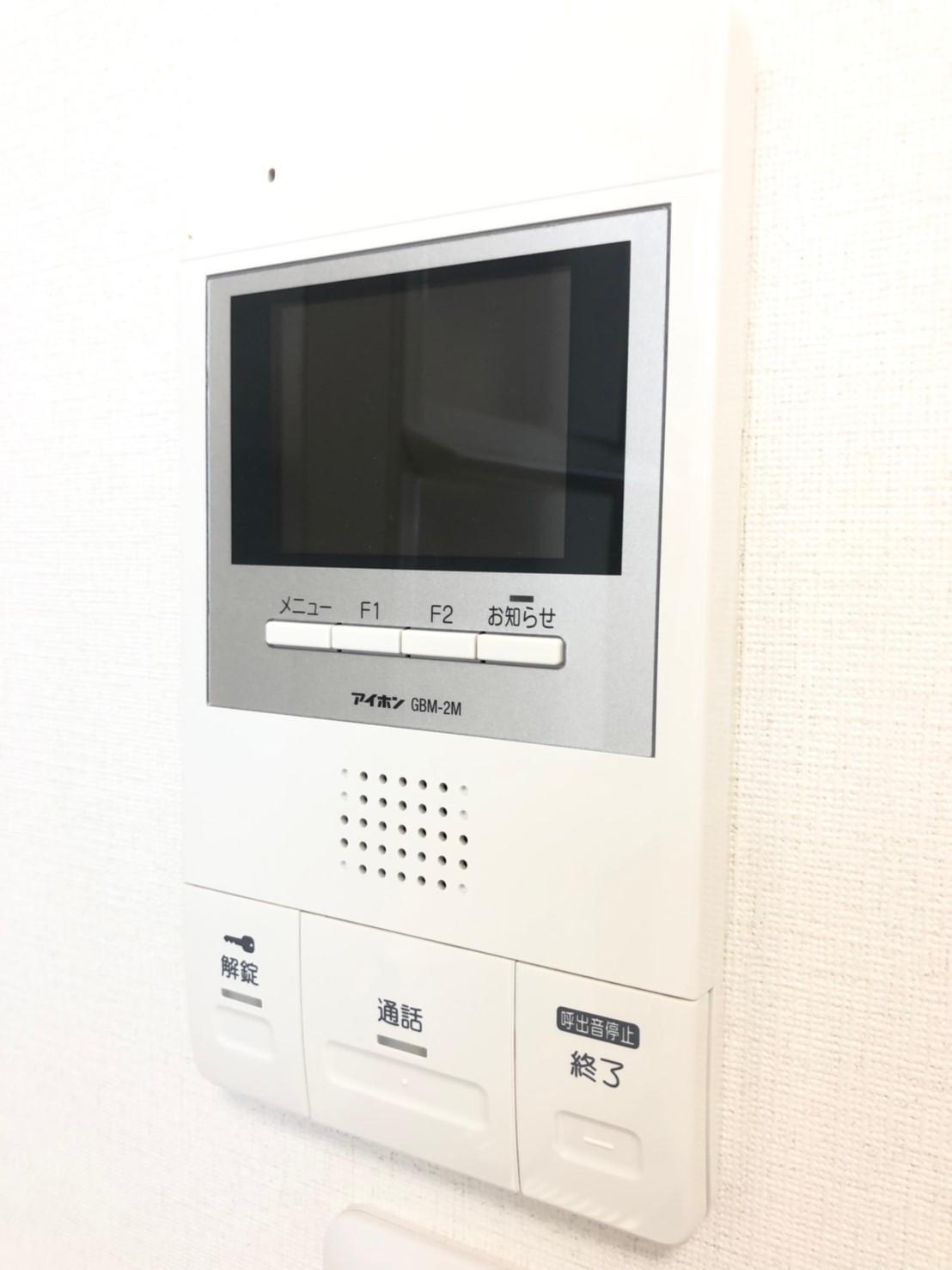 CasaG201号室 留守でも安心！録画機能付TVインターホン