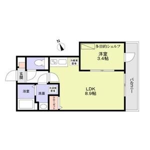 フェリックス柏303号室 間取