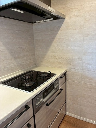 ファミール松戸グランデージ２5階 2025年7月撮影　ガスコンロ３口