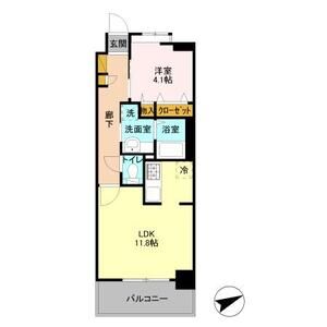 クレアガーデン302号室 間取