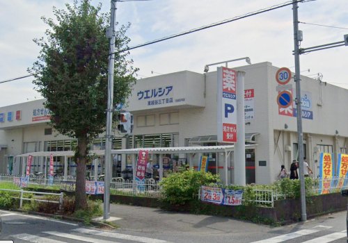 東越谷戸建 【ドラッグストア】ウエルシア東越谷三丁目店まで605ｍ