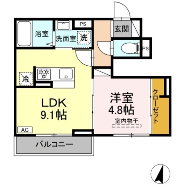 ブランポルテ103号室 部屋その他