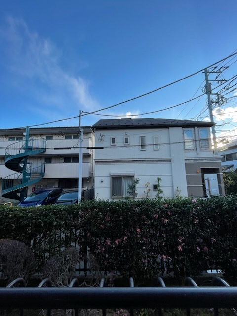 砧サンハイム1階 陽当たり良好なバルコニーです