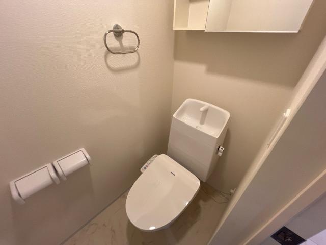 （仮称）柏市篠籠田　新築アパート103号室 シャワー付トイレ（イメージ）