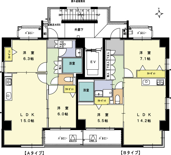ルクソール　スター3階 部屋その他