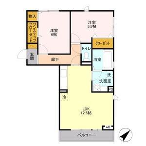 ヘリオス吉川美南　ポセイドン301号室 間取