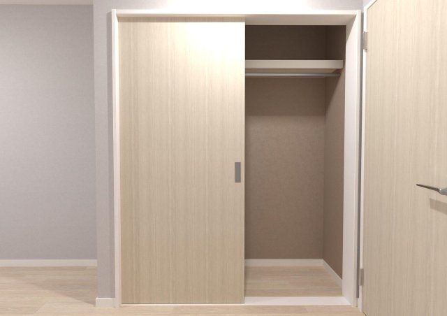 MOK-TERRACE　AOI07号室 使う場所の近くにある、分散型収納。　暮らしを整える収納、