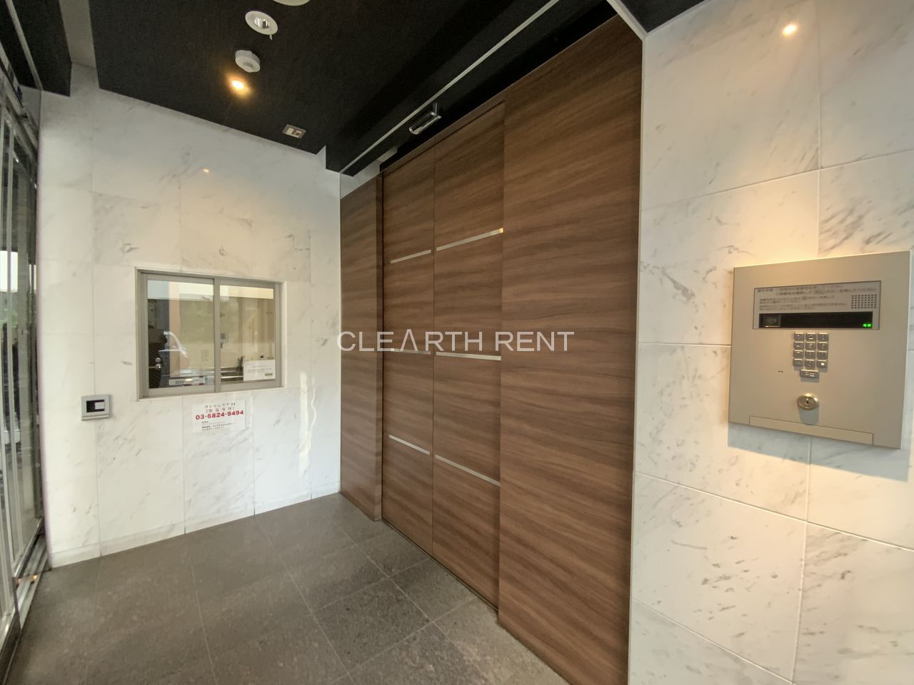 コンシェリア新橋 ＭＡＳＴＥＲ’Ｓ ＶＩＬＬＡ8階 オートロックの安心セキュリティ