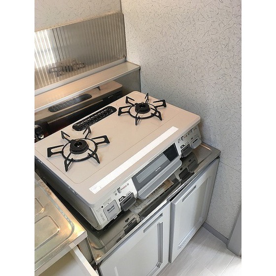 東新小岩パールハイツ0202号室 ガスコンロ2口