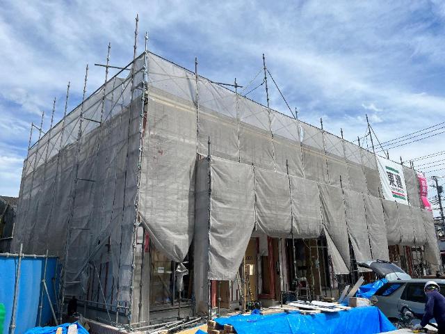 ミル・デュー泉 建築現場