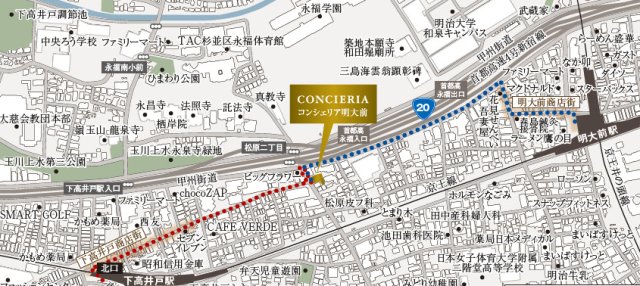 コンシェリア明大前9階 null