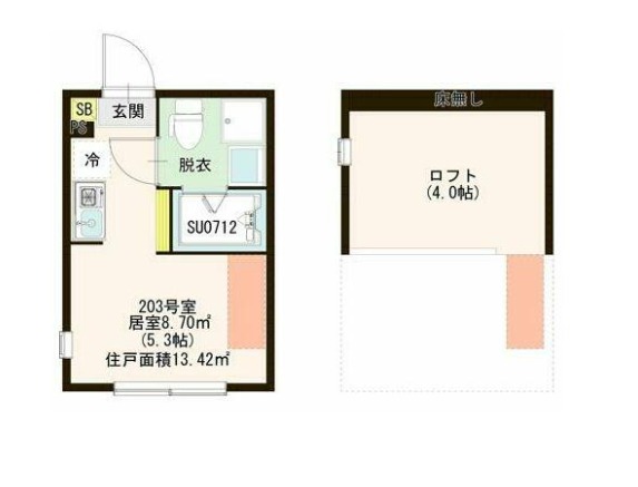 ハーモニーテラス北小岩ⅩⅩ2階 間取