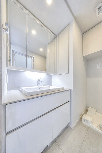 ピアース四谷Ｈｉｌｌｓ 洗面台　※2025年7月撮影の写真