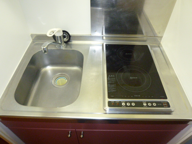 レオパレスマロン 2口電気コンロ